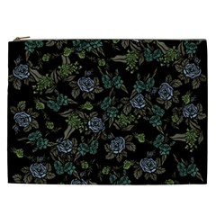 Moody Flora Cosmetic Bag (xxl) by BubbSnugg