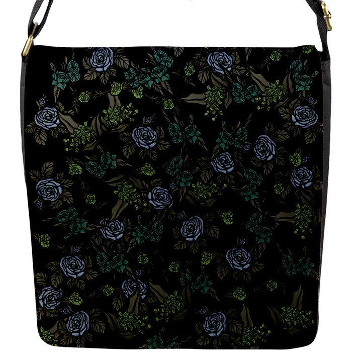 Moody Flora Flap Closure Messenger Bag (S)