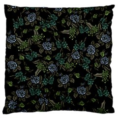 Moody Flora Standard Flano Cushion Case (one Side)