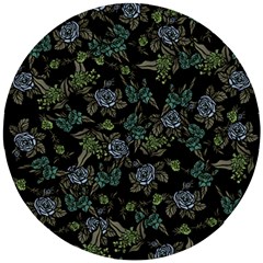 Moody Flora Wooden Puzzle Round