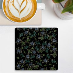 Moody Flora Uv Print Square Tile Coaster 