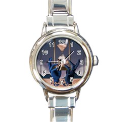 Death Round Italian Charm Watch by Blueketchupshop