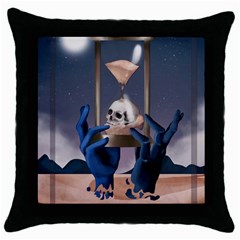 Death Throw Pillow Case (black) by Blueketchupshop