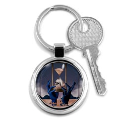 Death Key Chain (round) by Blueketchupshop