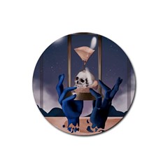 Death Rubber Coaster (round) by Blueketchupshop