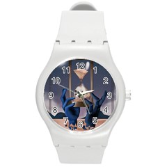 Death Round Plastic Sport Watch (m) by Blueketchupshop