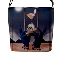 Death Flap Closure Messenger Bag (l) by Blueketchupshop