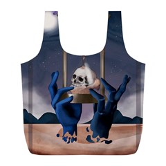 Death Full Print Recycle Bag (l) by Blueketchupshop