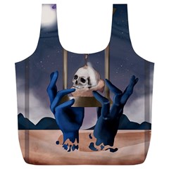 Death Full Print Recycle Bag (xl) by Blueketchupshop