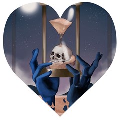 Death Wooden Puzzle Heart by Blueketchupshop