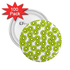 Kiwi Pattern 2 25  Buttons (100 Pack)  by Valentinaart