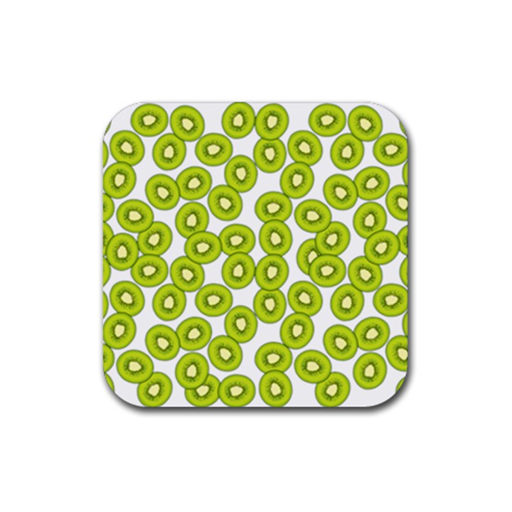 Kiwi pattern Rubber Coaster (Square)