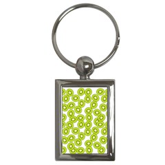 Kiwi Pattern Key Chain (rectangle) by Valentinaart