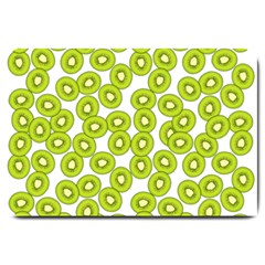 Kiwi Pattern Large Doormat  by Valentinaart