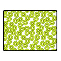 Kiwi Pattern Double Sided Fleece Blanket (small)  by Valentinaart