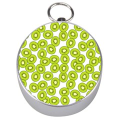 Kiwi Pattern Silver Compasses by Valentinaart