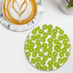 Kiwi pattern UV Print Round Tile Coaster Front