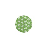 Weed Pattern 1  Mini Buttons Front