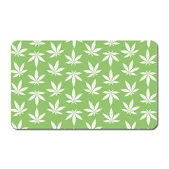 Weed Pattern Magnet (rectangular) by Valentinaart