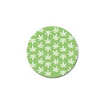 Weed Pattern Golf Ball Marker (10 pack) Front