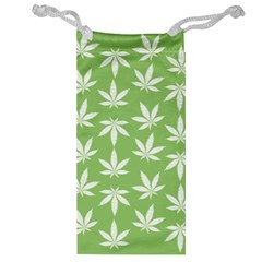 Weed Pattern Jewelry Bag by Valentinaart