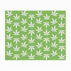 Weed Pattern Small Glasses Cloth (2 Sides) by Valentinaart