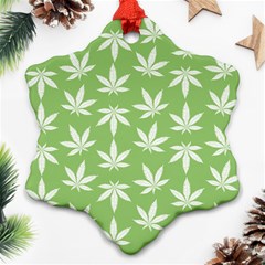 Weed Pattern Ornament (snowflake)