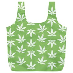 Weed Pattern Full Print Recycle Bag (xl) by Valentinaart