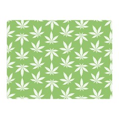 Weed Pattern Double Sided Flano Blanket (mini)  by Valentinaart