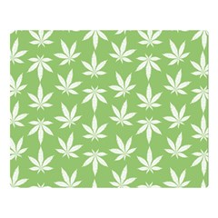 Weed Pattern Double Sided Flano Blanket (large)  by Valentinaart