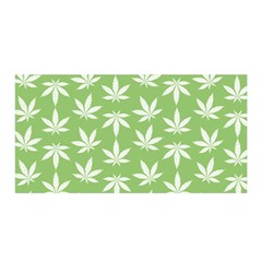 Weed Pattern Satin Wrap by Valentinaart