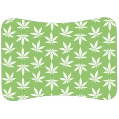 Weed Pattern Velour Seat Head Rest Cushion by Valentinaart