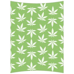 Weed Pattern Back Support Cushion by Valentinaart