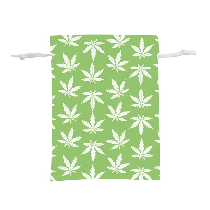 Weed Pattern Lightweight Drawstring Pouch (M)