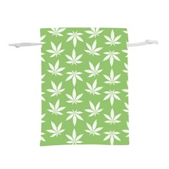 Weed Pattern Lightweight Drawstring Pouch (l) by Valentinaart