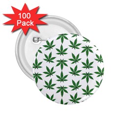 Weed Pattern 2 25  Buttons (100 Pack)  by Valentinaart