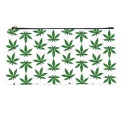 Weed Pattern Pencil Case by Valentinaart