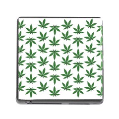 Weed Pattern Memory Card Reader (square 5 Slot) by Valentinaart