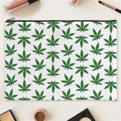 Weed Pattern Cosmetic Bag (xxxl) by Valentinaart