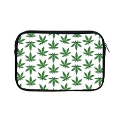 Weed Pattern Apple Ipad Mini Zipper Cases by Valentinaart