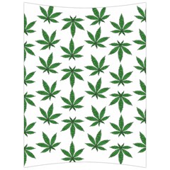 Weed Pattern Back Support Cushion by Valentinaart