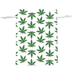 Weed Pattern  Lightweight Drawstring Pouch (xl) by Valentinaart