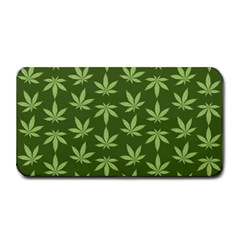 Weed Pattern Medium Bar Mats by Valentinaart