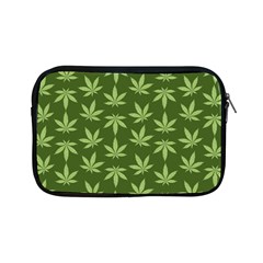 Weed Pattern Apple Ipad Mini Zipper Cases by Valentinaart