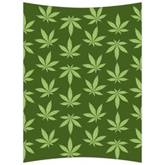 Weed Pattern Back Support Cushion by Valentinaart