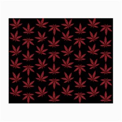 Weed Pattern Small Glasses Cloth (2 Sides) by Valentinaart