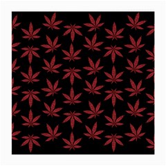 Weed Pattern Medium Glasses Cloth by Valentinaart