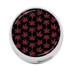 Weed Pattern 4-Port USB Hub (One Side)