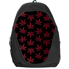 Weed Pattern Backpack Bag