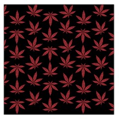 Weed Pattern Large Satin Scarf (Square)